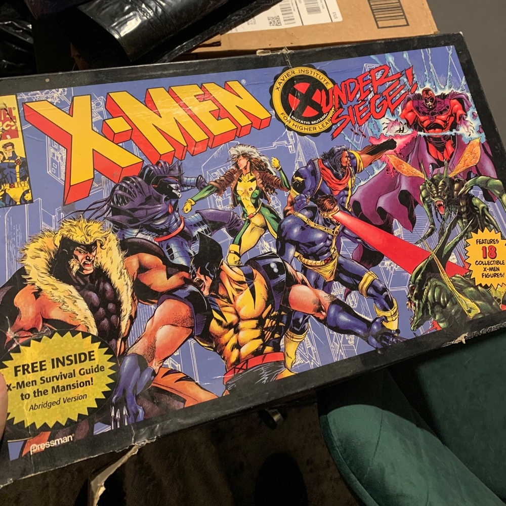 Vintage X-Men Under Siege Board Game. Marvel 1994